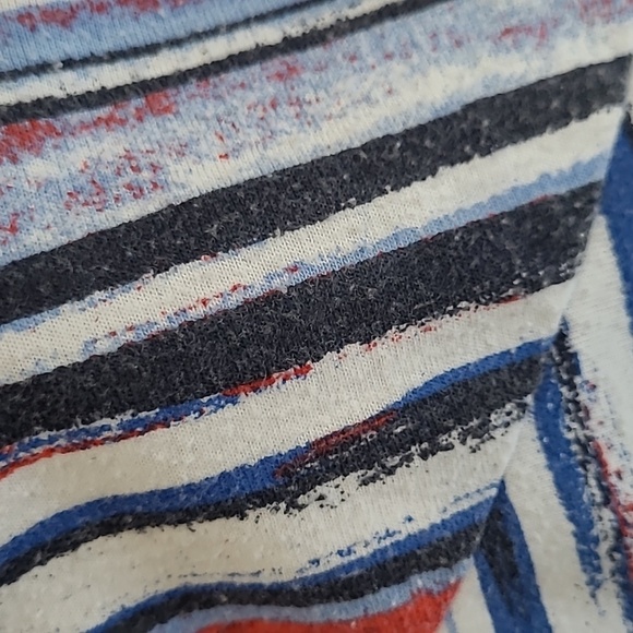 💥3for$12💥 Kim Rogers Multicolor Striped Sleeveless Top size 1X - Picture 6 of 7